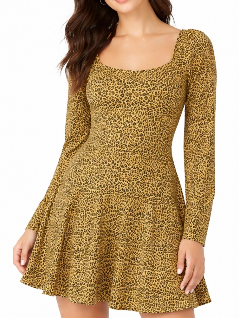 Betsey Johnson - Cheetah Print Mini Dress XS